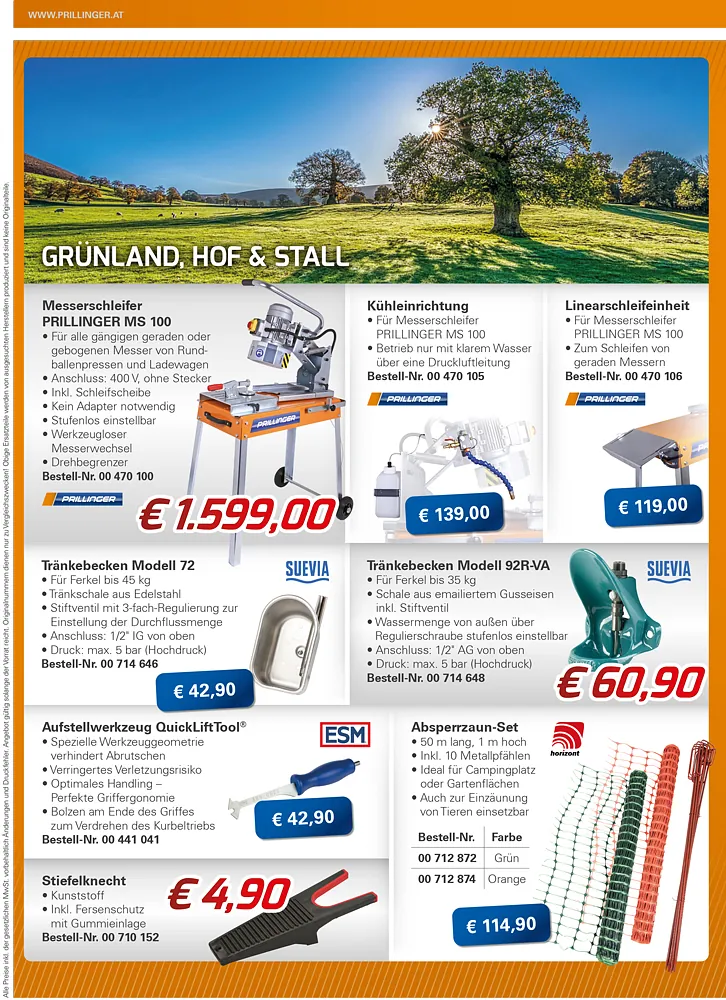 Prillinger Prospekt Frühling 2025