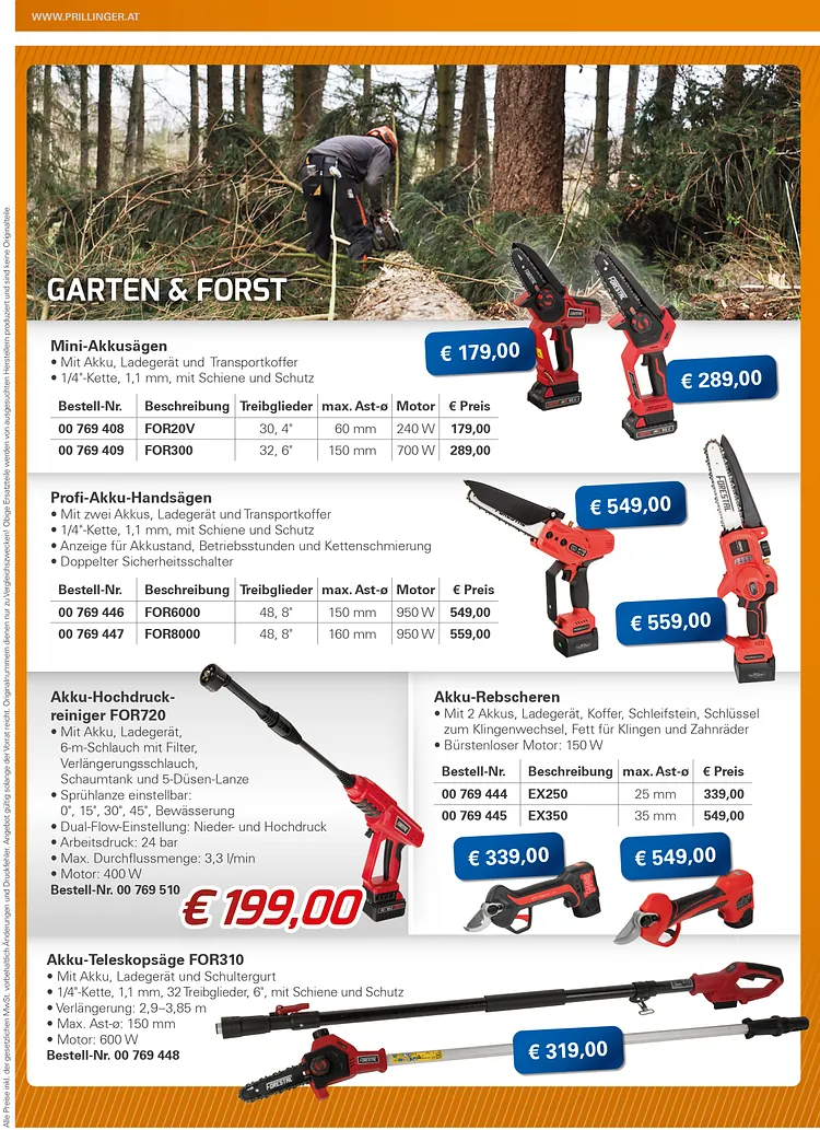 Prillinger Prospekt Frühling 2025