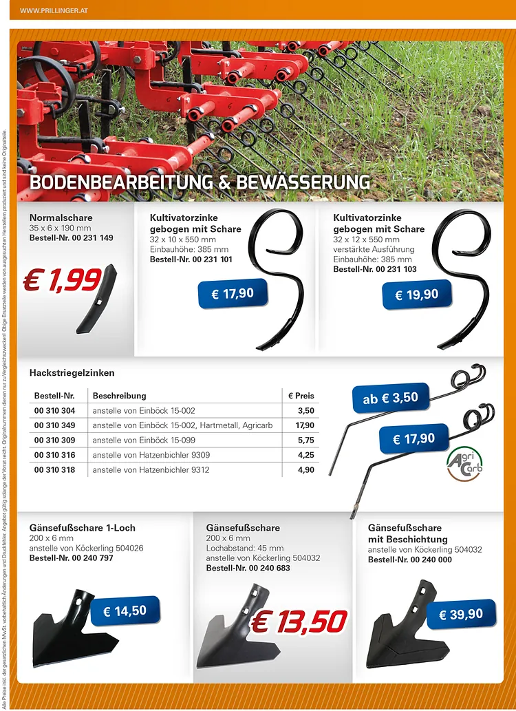 Prillinger Prospekt Frühling 2025